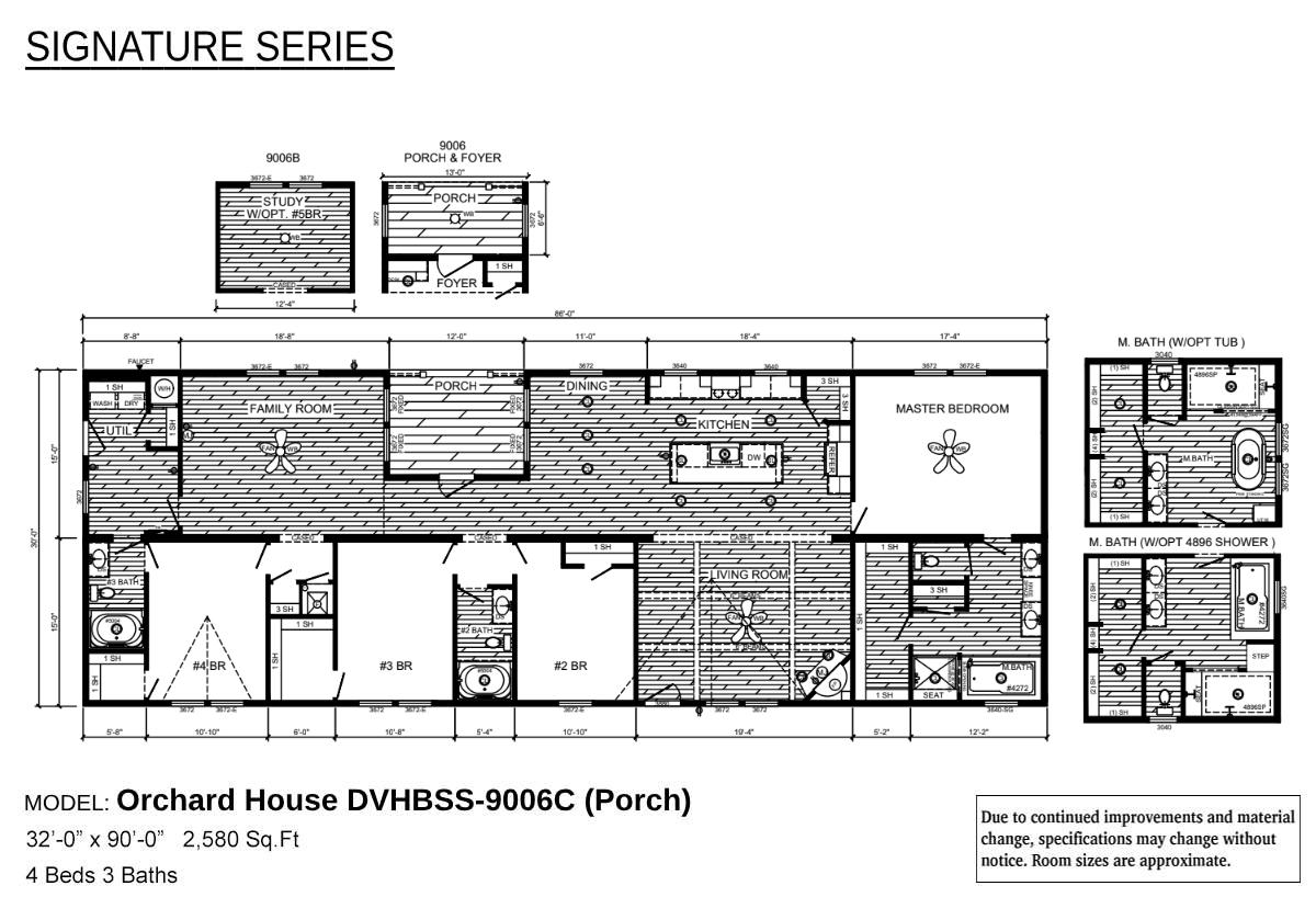Signature Series / Orchard House DVHBSS-9006C (Porch) built by